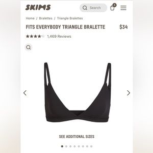 SKIMS fits everybody triangle bralette